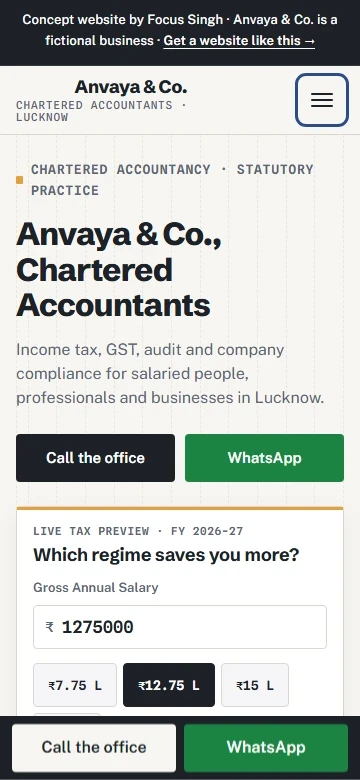 Redesigned modern website layout